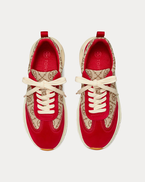 Tory Burch T Monogram Lunar New Year Good Luck Hazel / Tory Red Low Top  Sneakers - Sneak in Peace