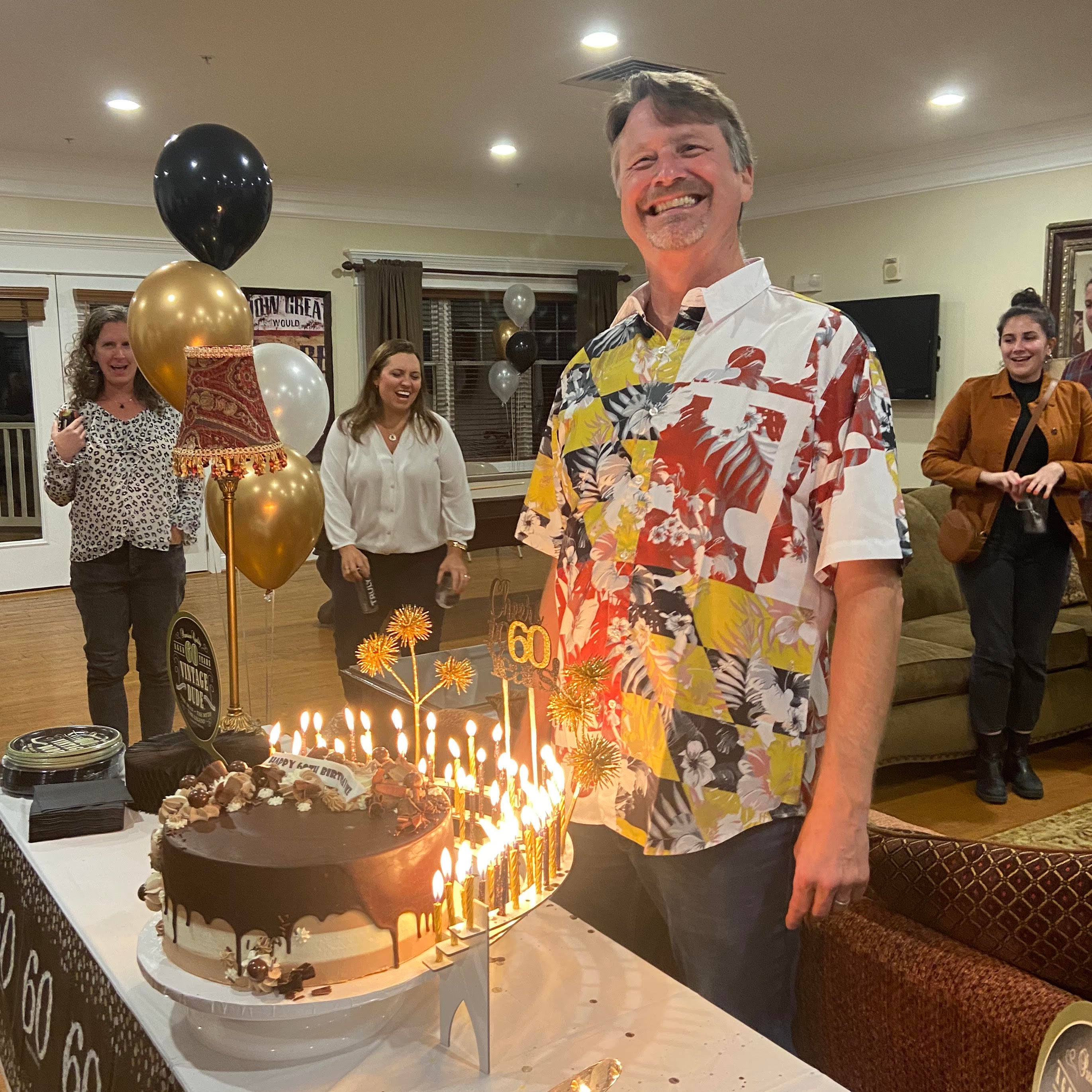 Start your new tradition.  Celebrate 60th birthdays and all your family's and friends' milestones with the reusable Celebration Stadium.  Customer photo and review from Maryland.