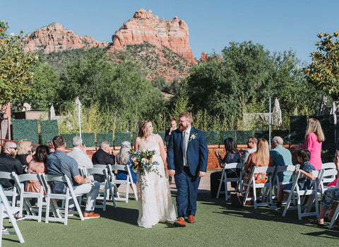 Sedona micro-wedding ceremony