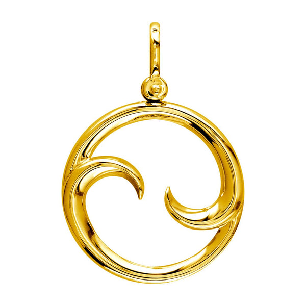 NZ Greenstone Koru Pendant - Walker & Hall