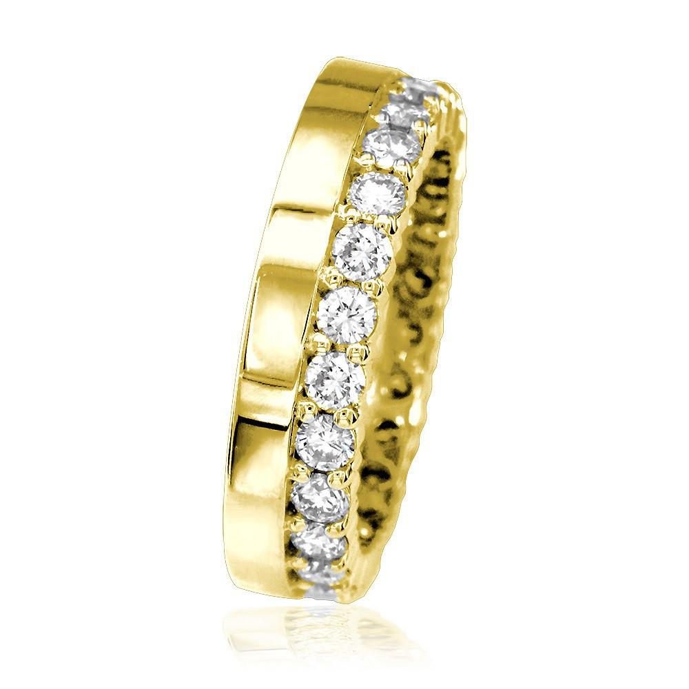 9ct Gold 5mm Half Round Wedding Ring - Size W | Goldmark (AU)