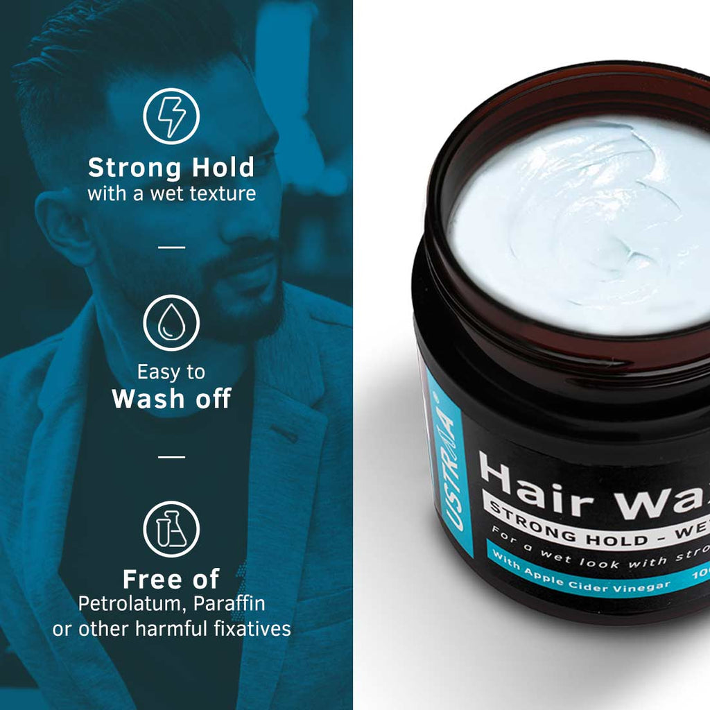 New Hair wax for men strong hold hair wax  7Days Organic