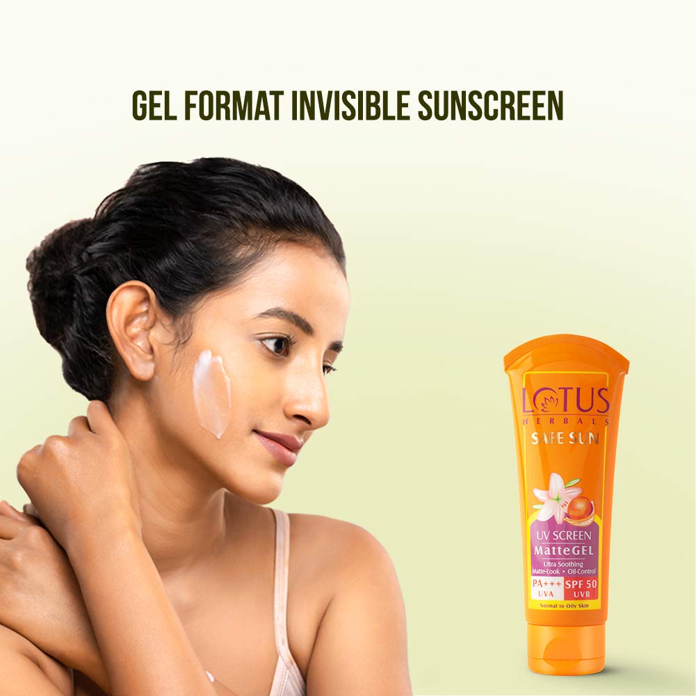 lotus gel sunscreen