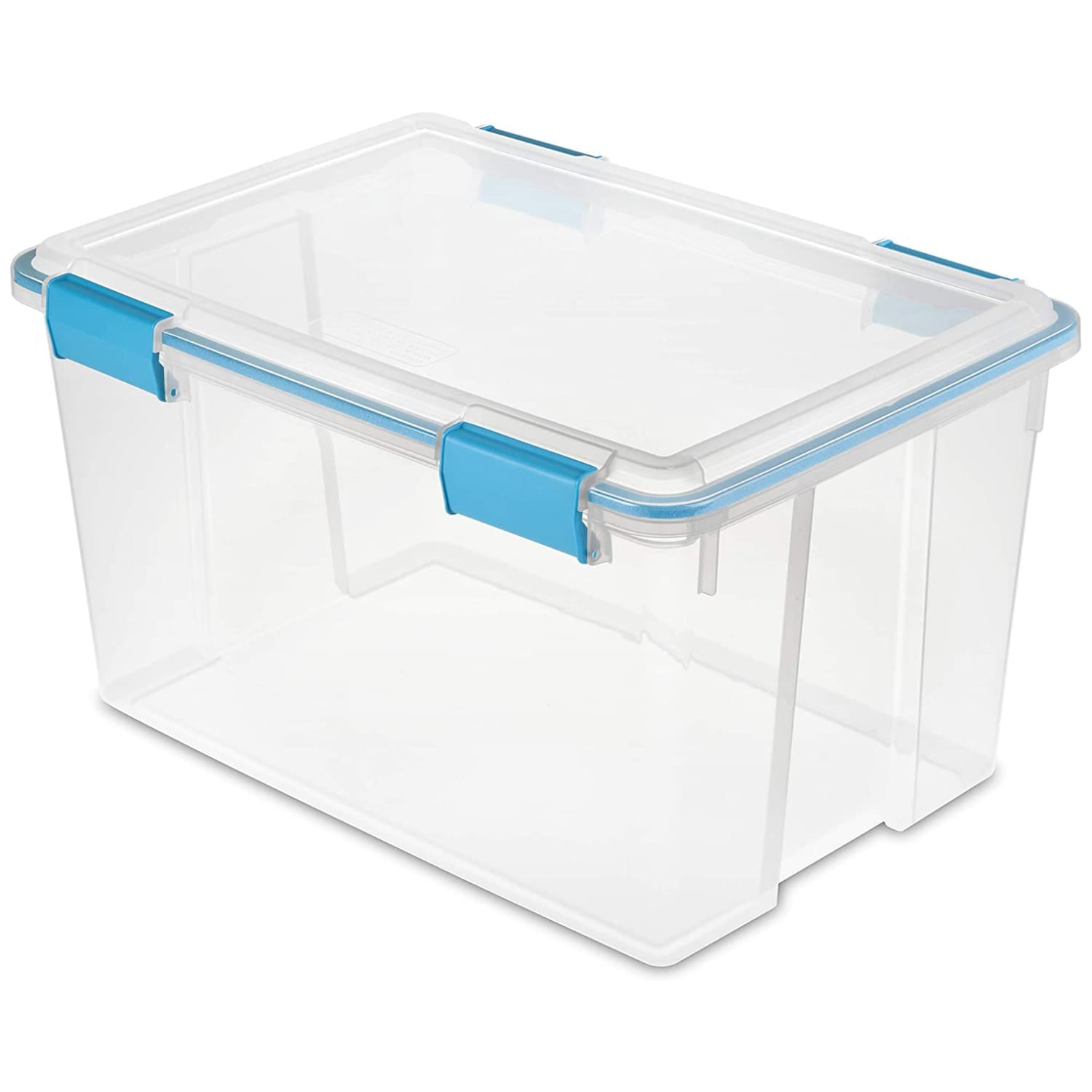 Clear Storage Box with 5 Assorted Files