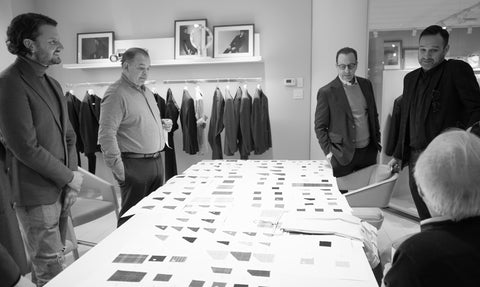 The Jack Victor design team assembles the collection