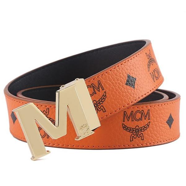 MC Fashion Woman Men Buckle Belt Leather Belt