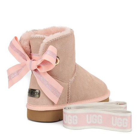 UGG New Ladies Bow Mid-cut Snow Boots Shoes