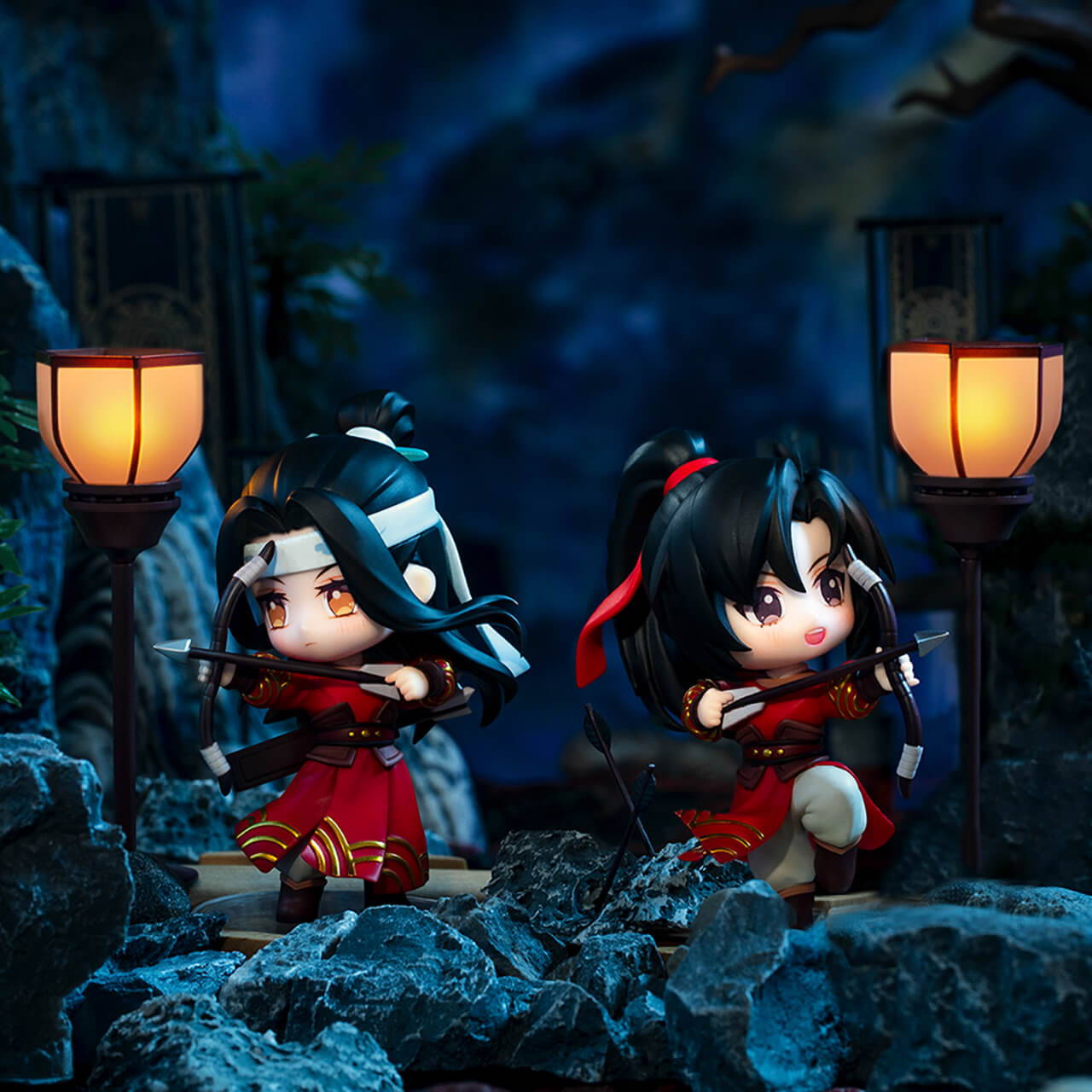 MDZS QC Archery YJGJ PVC Figures Doll Toy Ornament
