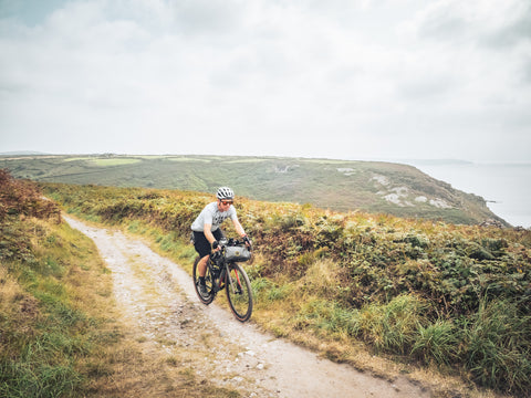 Aled cycling near Lands End