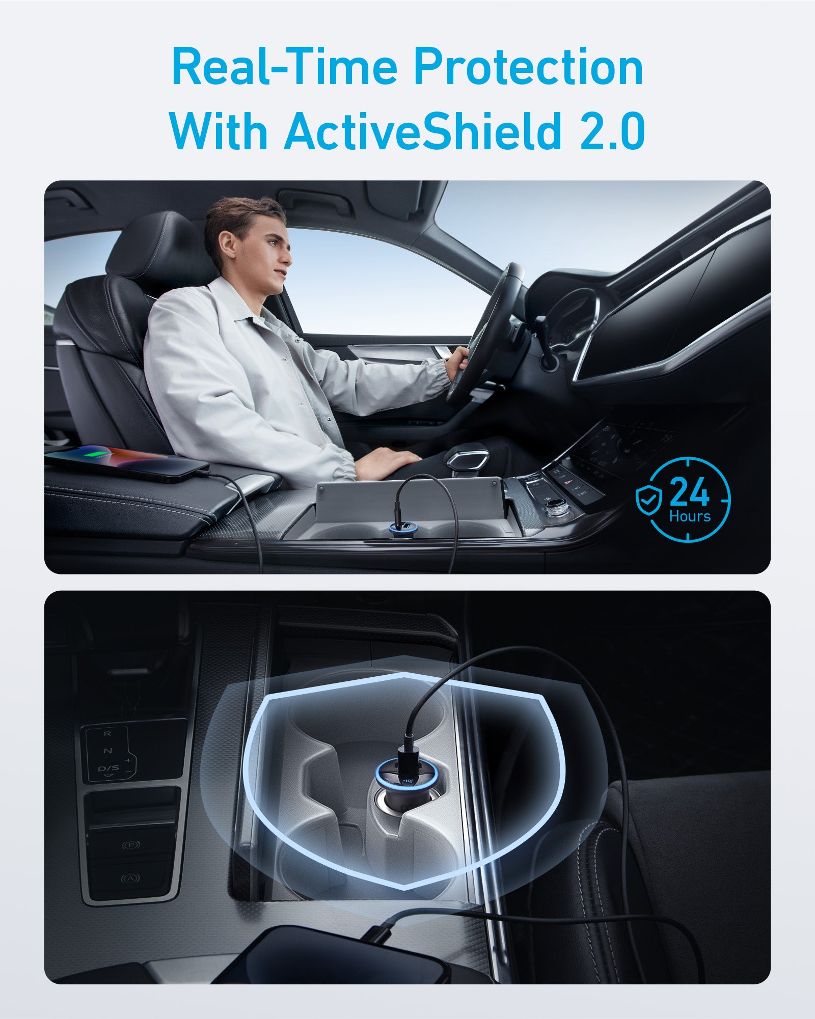 Anker 323 Car Charger (52.5W) - Anker CA