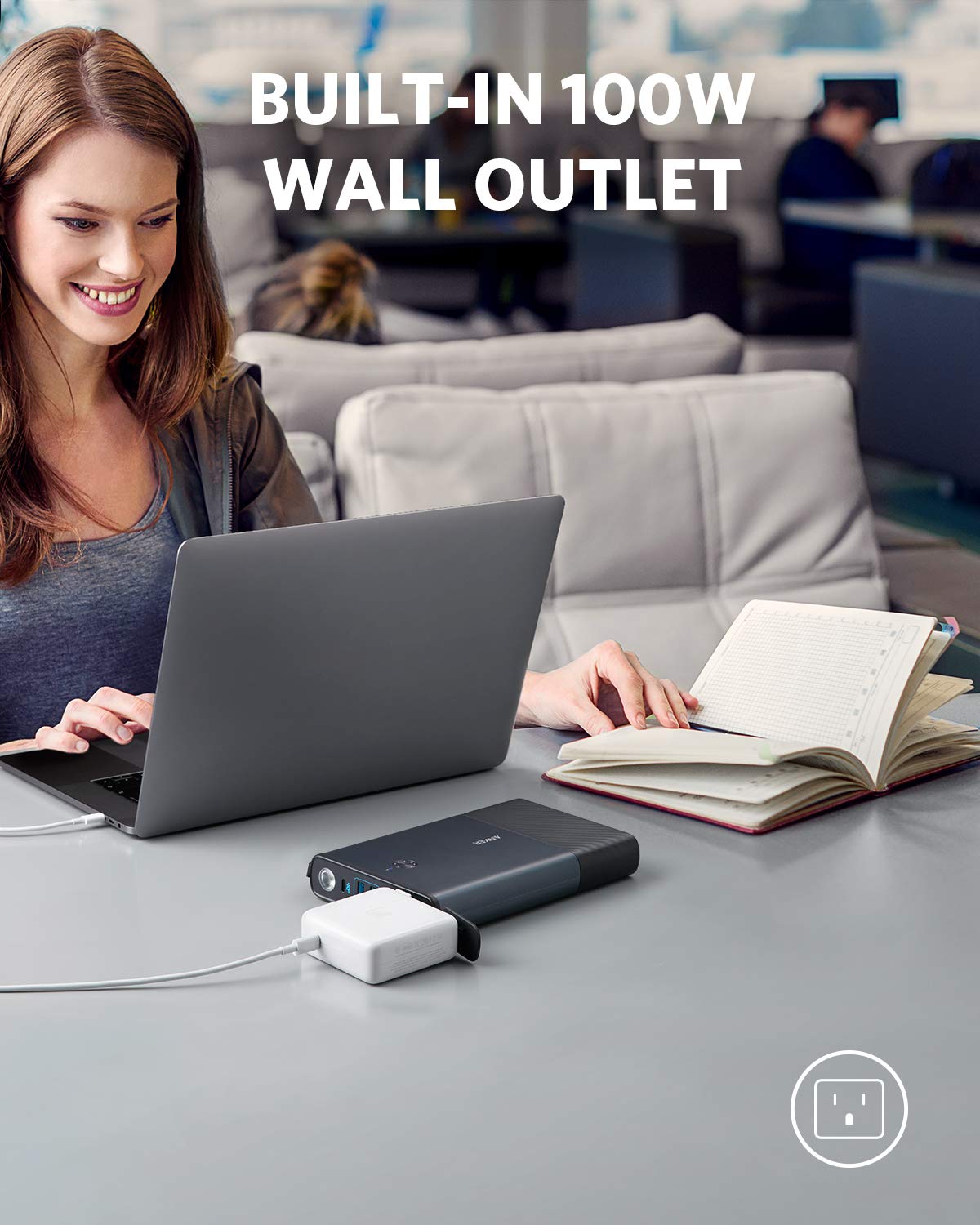 Anker 511 PowerHouse—On-The-Go AC Power - Anker CA