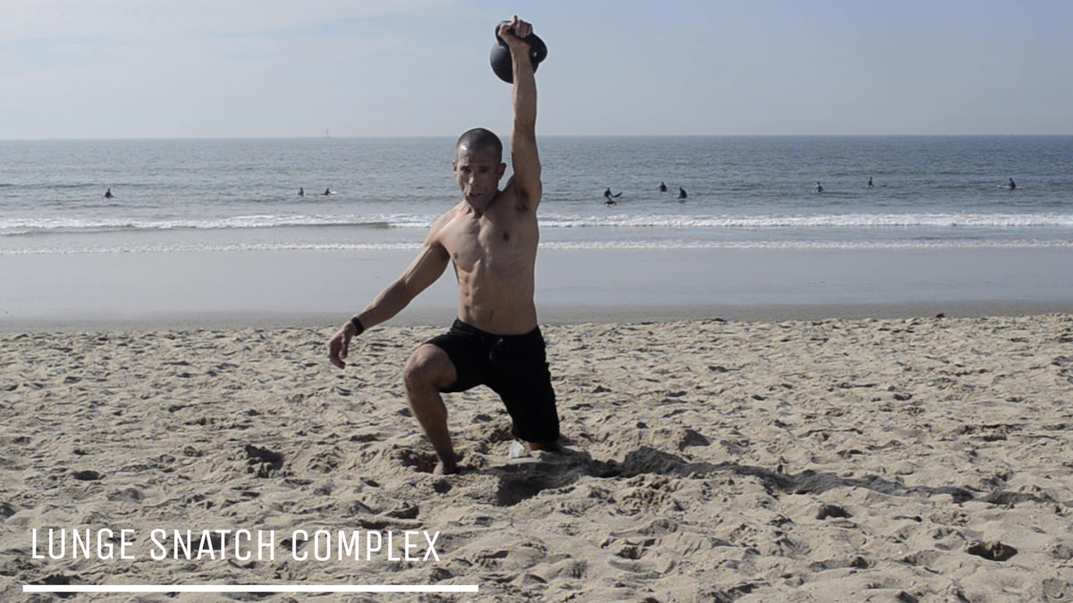 Lunge Snatch Complex- Functional Fitness Kettlebell Exercise