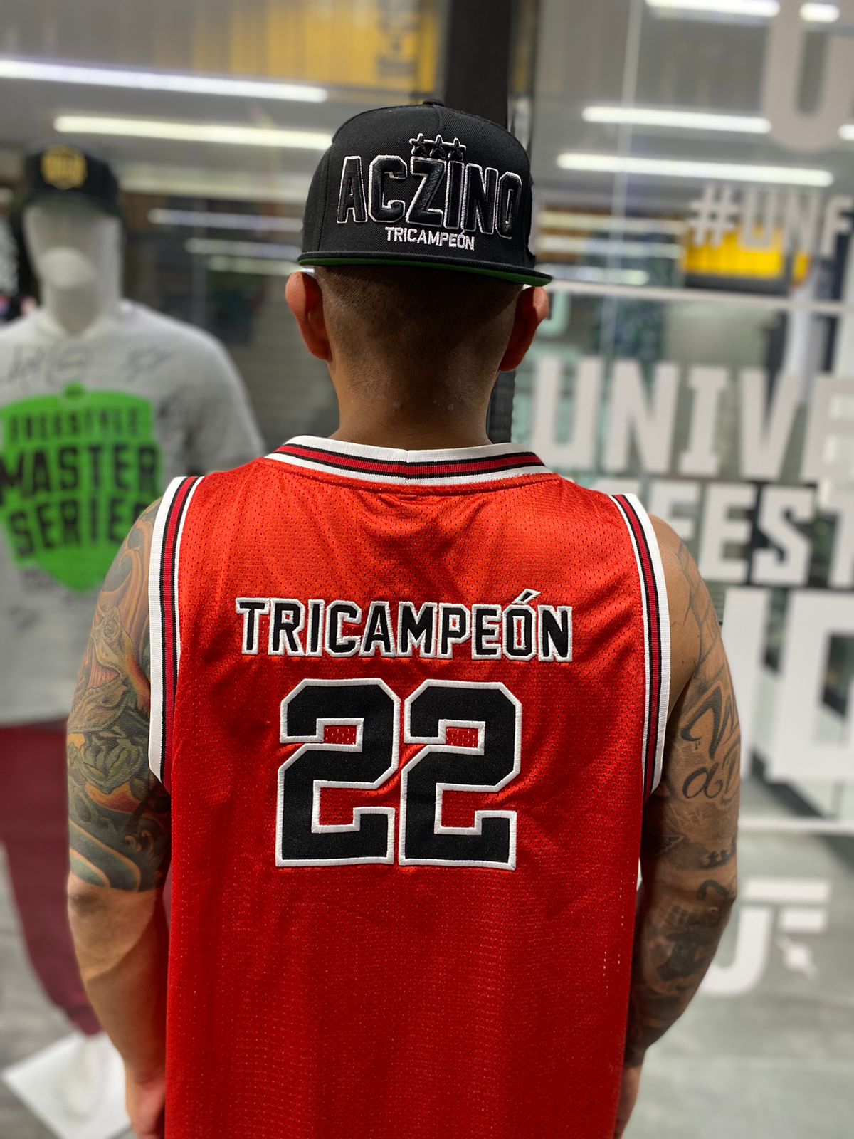 Jersey Conmemorativo Aczino Tricampeon X YonerOne – Universo Freestyle