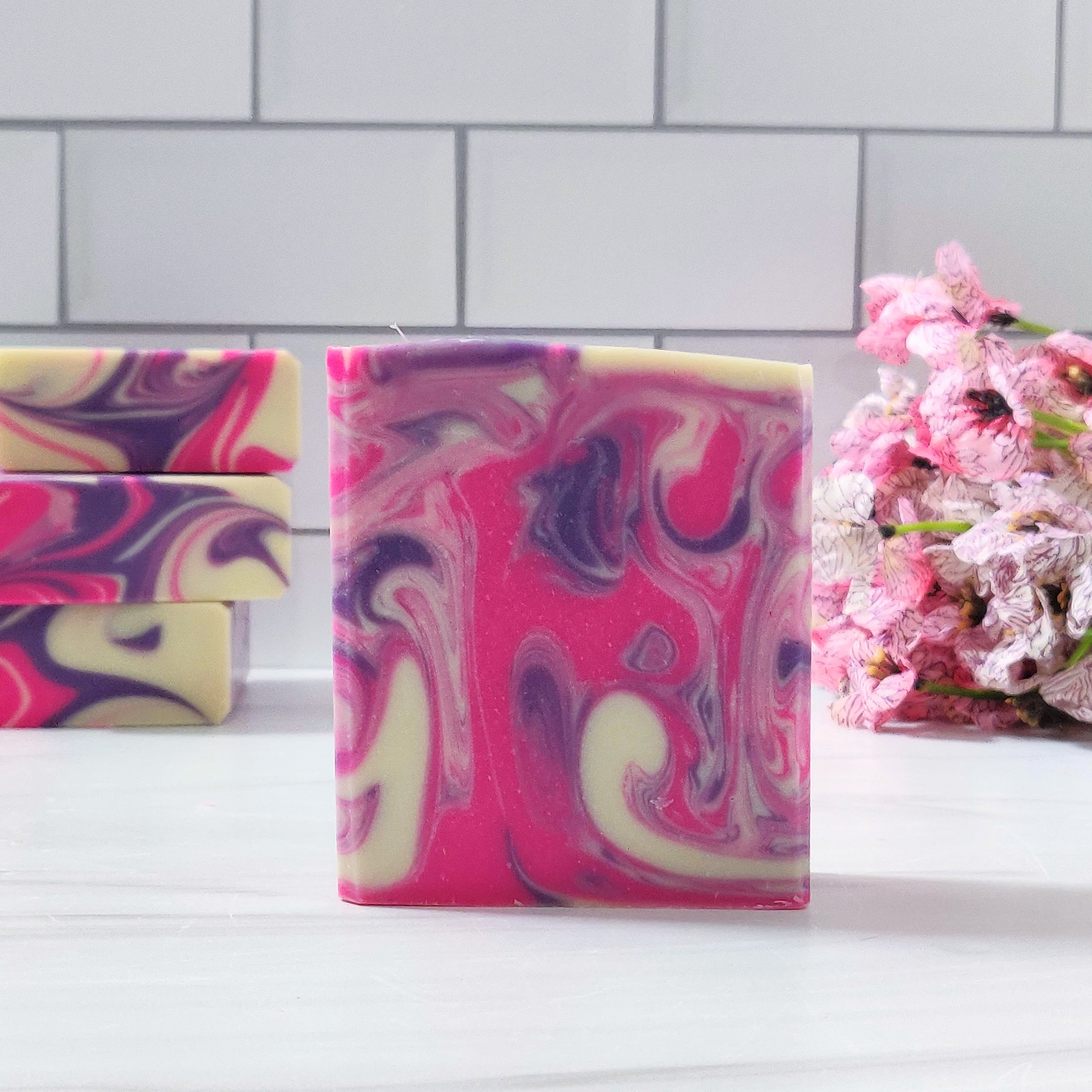 Sweet Raspberry Vanilla artisan soap