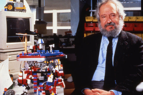 Seymour Papert and LEGO bricks. 