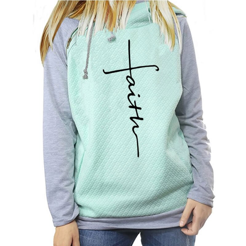 Faith Cross Embroidered Long Sleeve Sweatshirts – Life Guidance Boutique