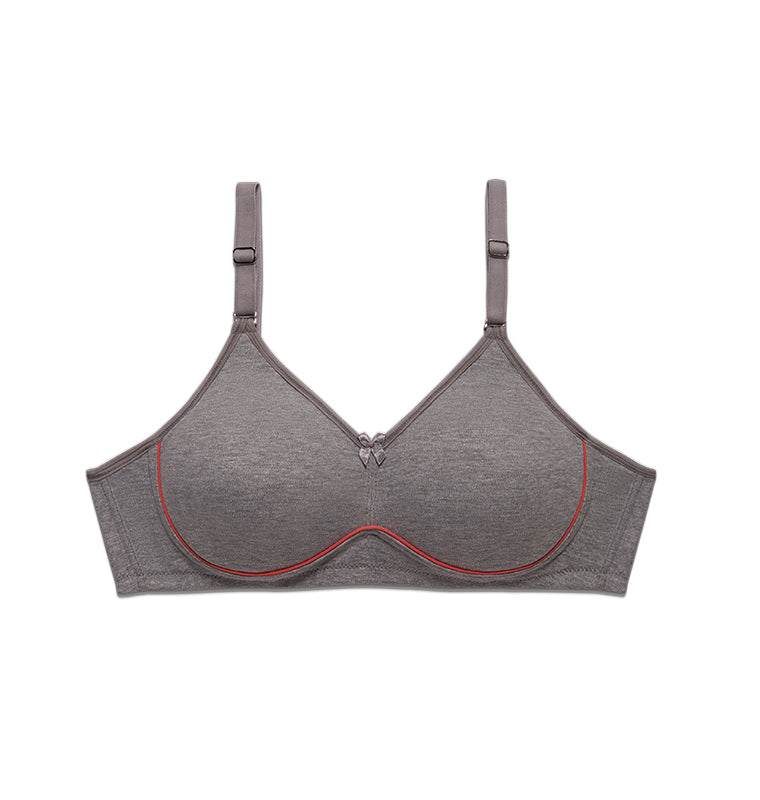 TRENDMADE New Mold Bra Molded Cups With Bow Design, Non Padded