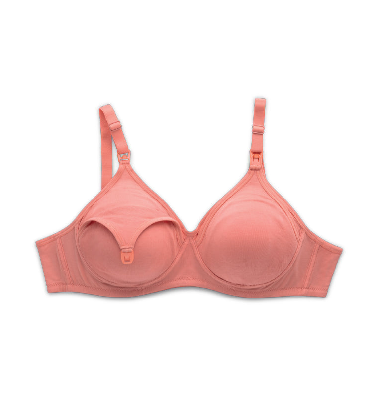Buy KARMUN Pink Cotton Blend Non Padded T-shirt Bra - 34 Online at