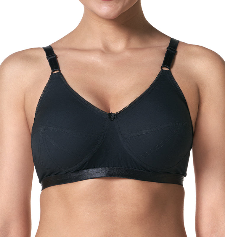 Blossom Sports Bra Full coverage and comes with diagonal cut cups - Skin