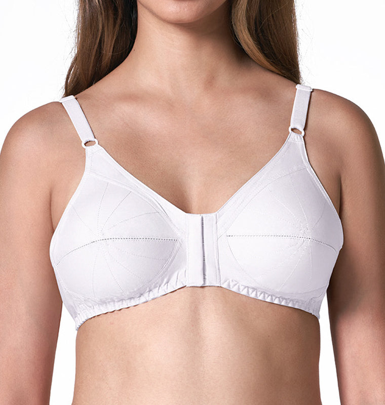 Buy BLOSSOM Women's Seamed, Double Layered 100% Cotton Full Coverage Non  Wired Non Padded Feeding/Nursing/Maternity, Front Open Bra [ Madams 34B  Skin] at