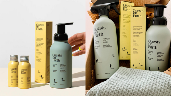 Guests on Earth Foaming Hand Soap - "10 Sustainable Swaps We're Taking Into 2023" Everly Clean Candle Refill Kits
