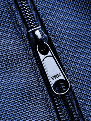 YKK royal blue bag zipper pull