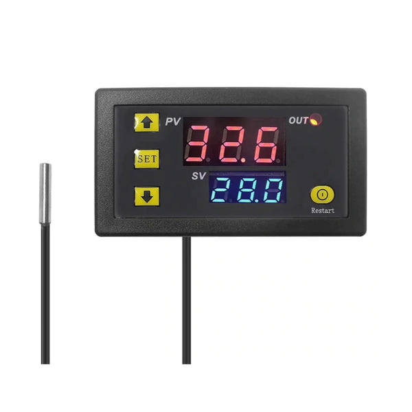 Voltímetro amperímetro digital, medidor de voltaje de voltios, medidor de  voltaje de corriente 2 en 1, 300 V, 20 A, pantalla digital doble, medidor  de