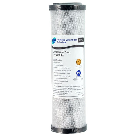 20 Micron Low-Pressure Drop Coconut Carbon filter