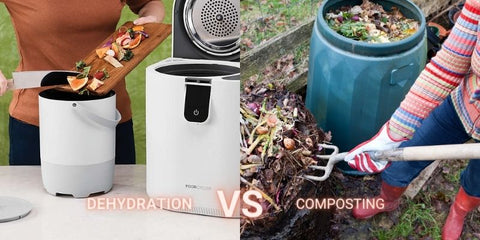 Dehydration vs composting