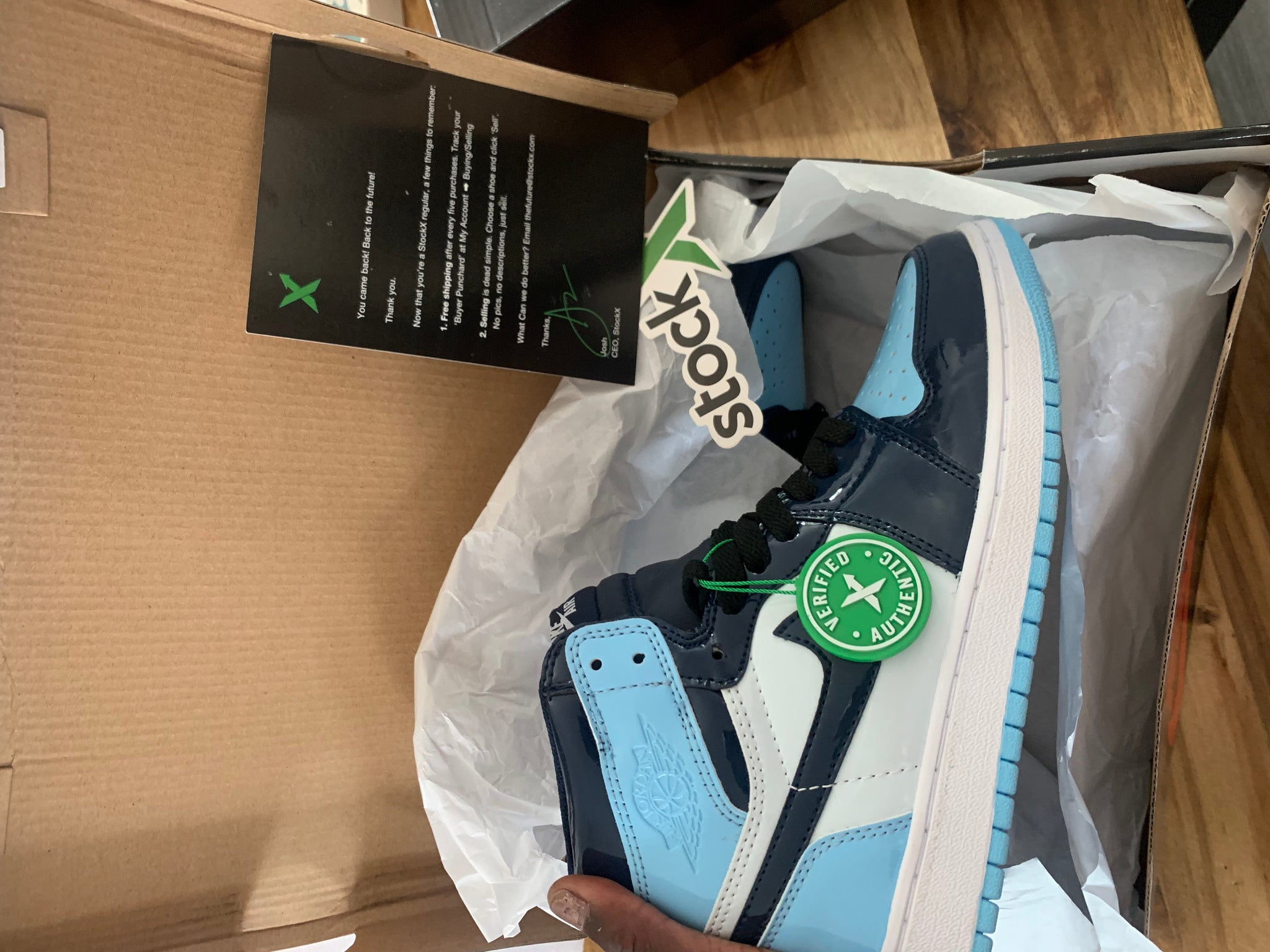 blue chill jordan 1 stockx