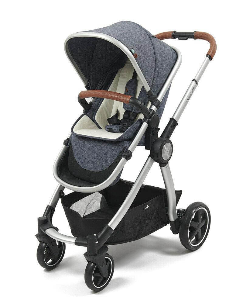 babylo 2 in 1 pram plum