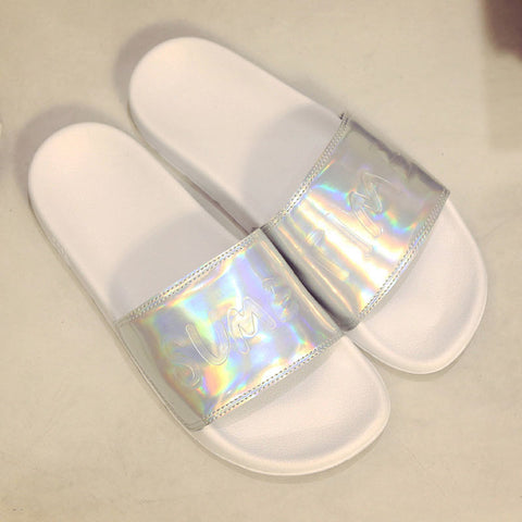 female slides slippers