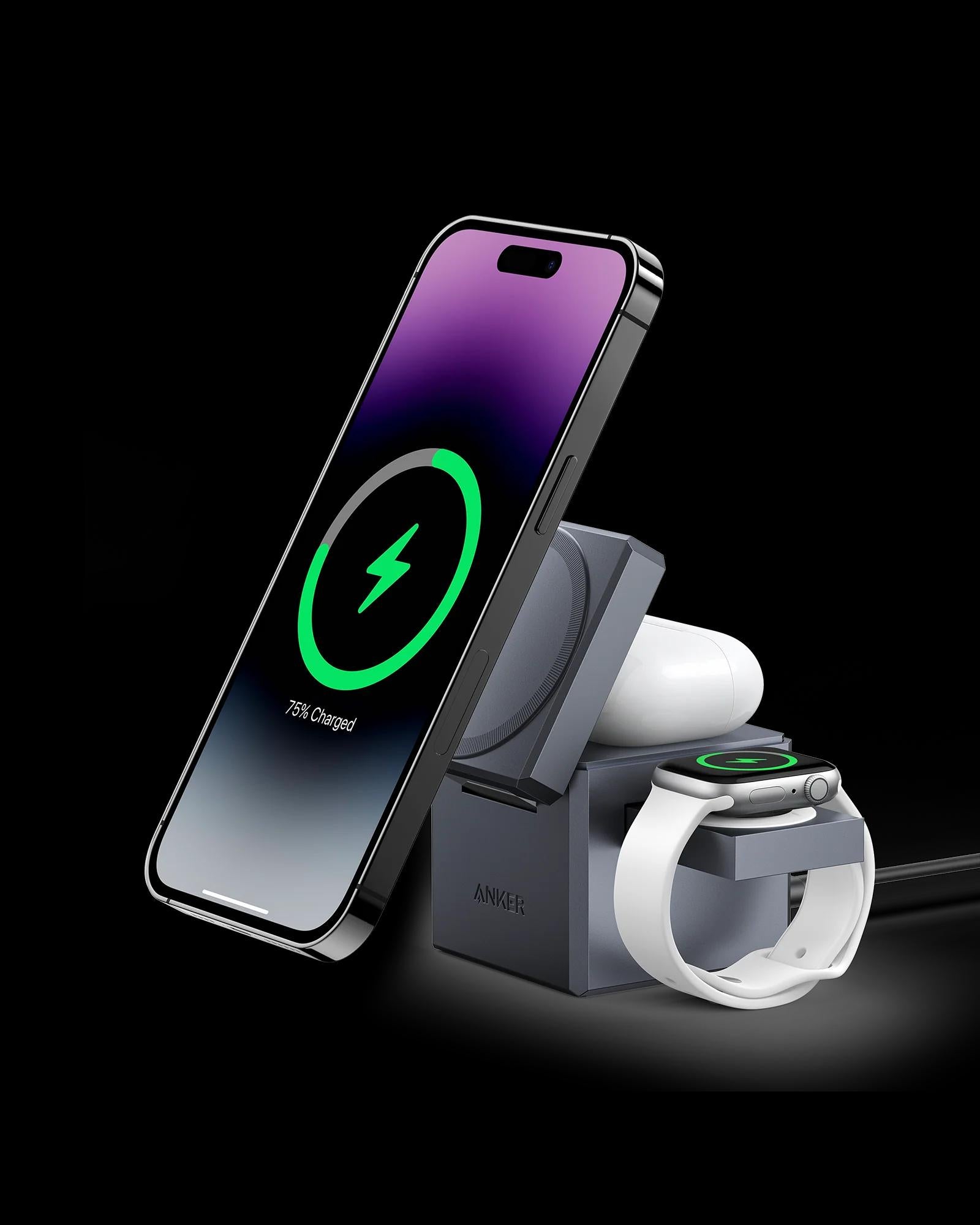 Chargeur iPhone 12 et Apple Watch