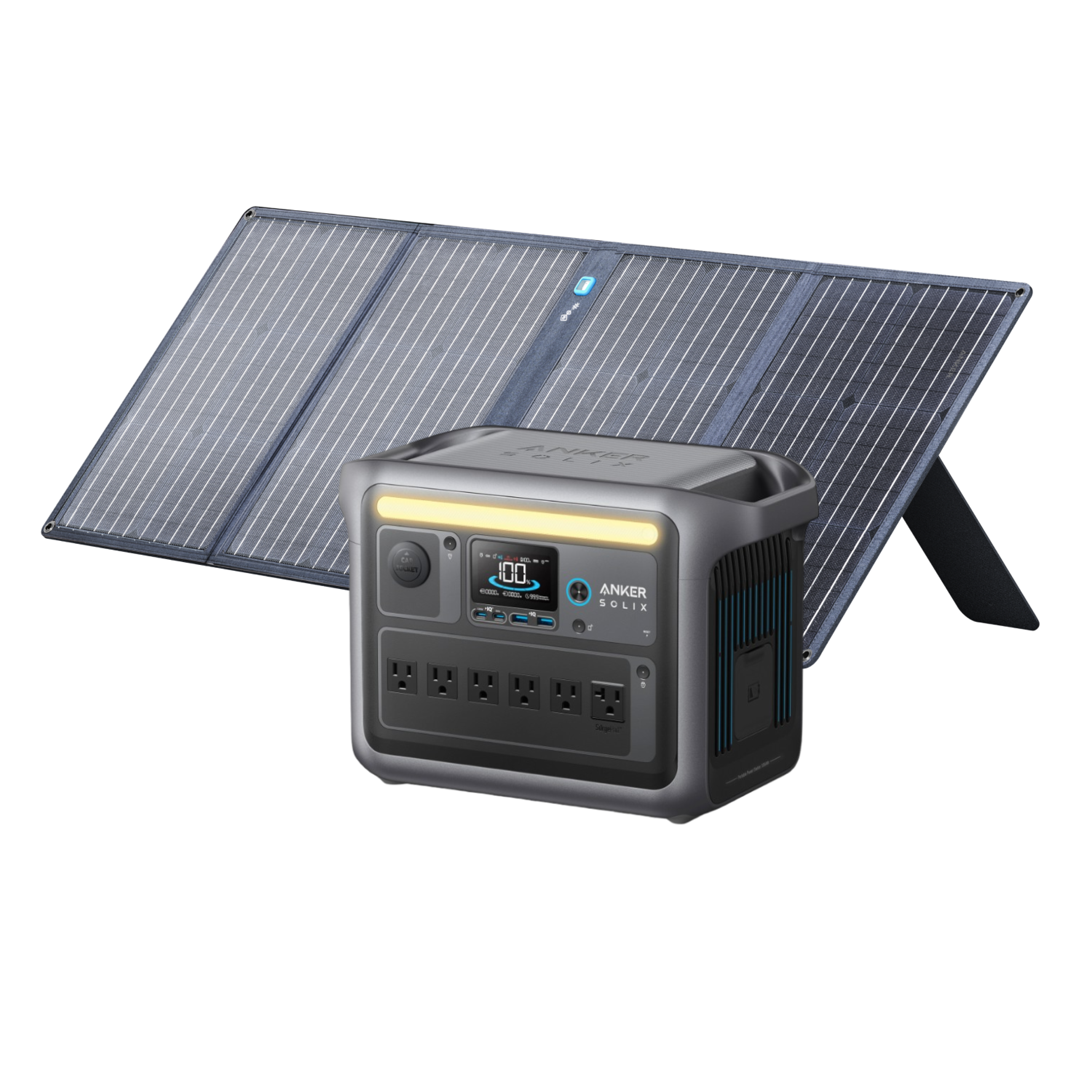 Anker SOLIX <b>C1000</b> Solar Generator + 100W Solar Panel