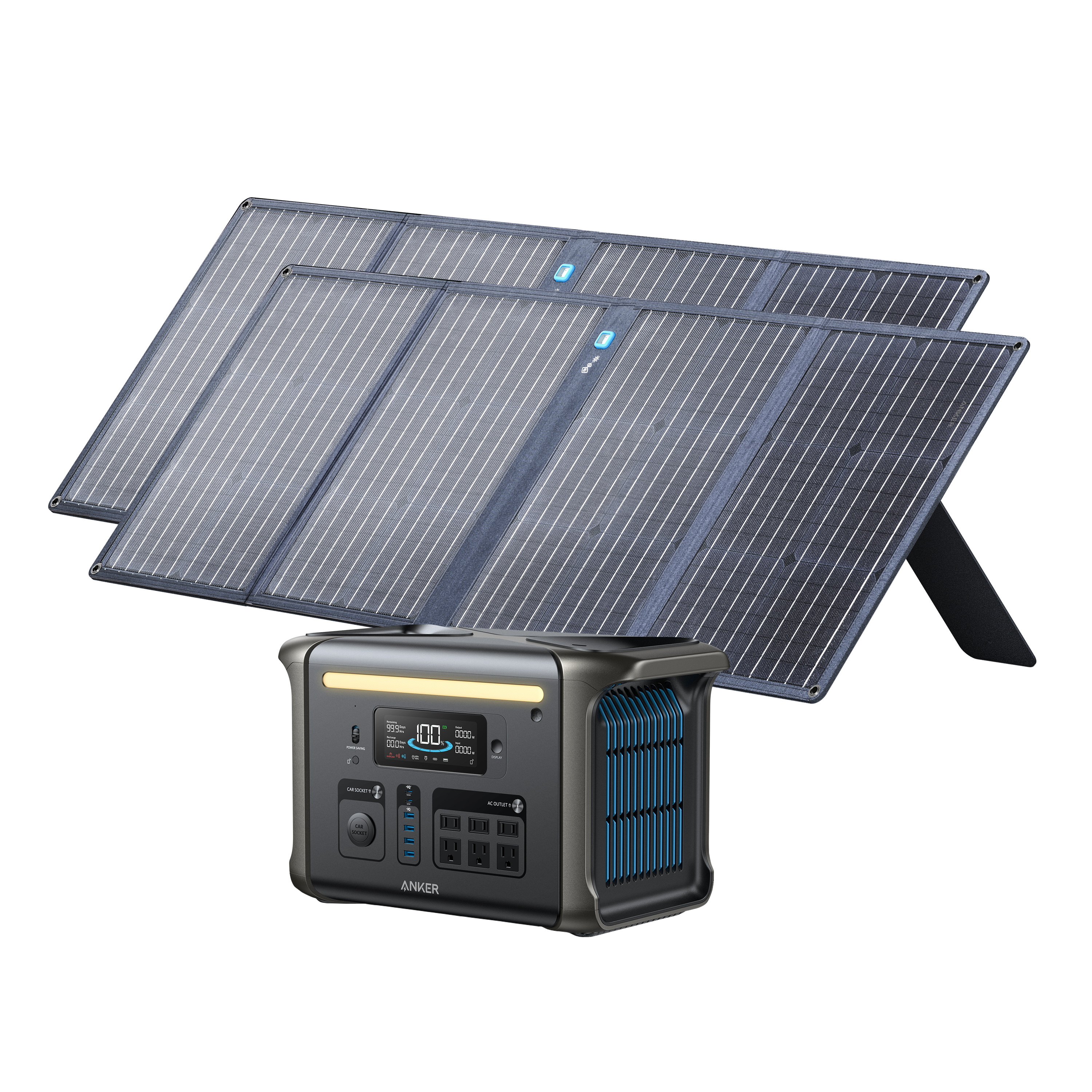 

Anker SOLIX F1500 Solar Generator + 2 x 100W Solar Panel
