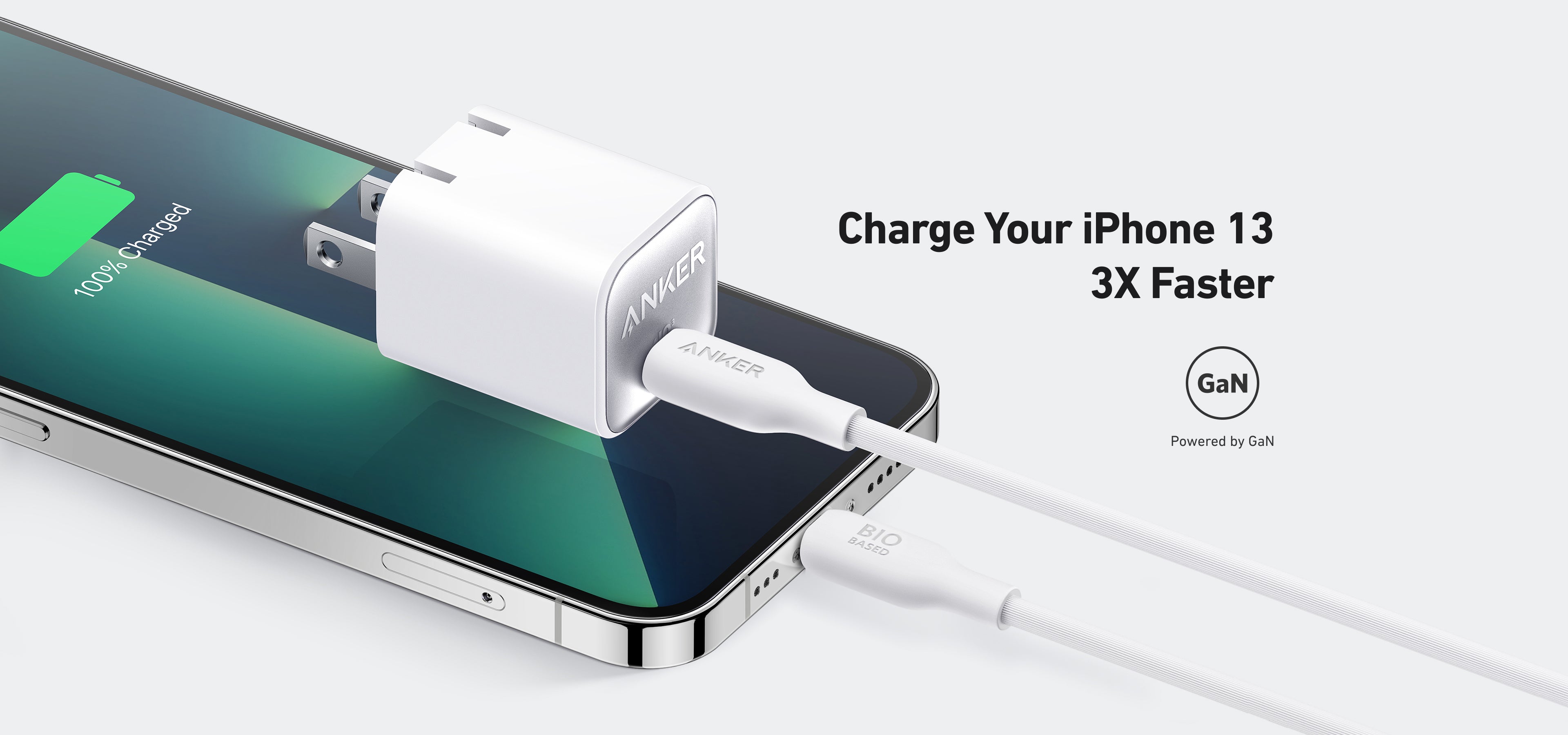 Idéal pour les iPhone 13 et 14 : le chargeur Anker 30W GAN en promo à 21