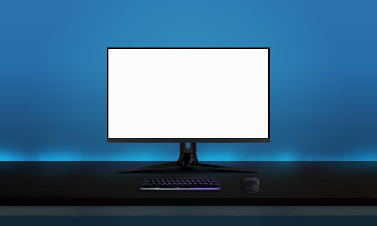 LED light strips add personal style to minimalist desk setups