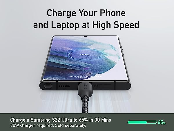 Anker 543 Type C to Type C Cable 240W USB 2.0 Bio-Based Charging Cable USB  C to USB C For iphone 15/15 pro For Samsung Galaxy - AliExpress