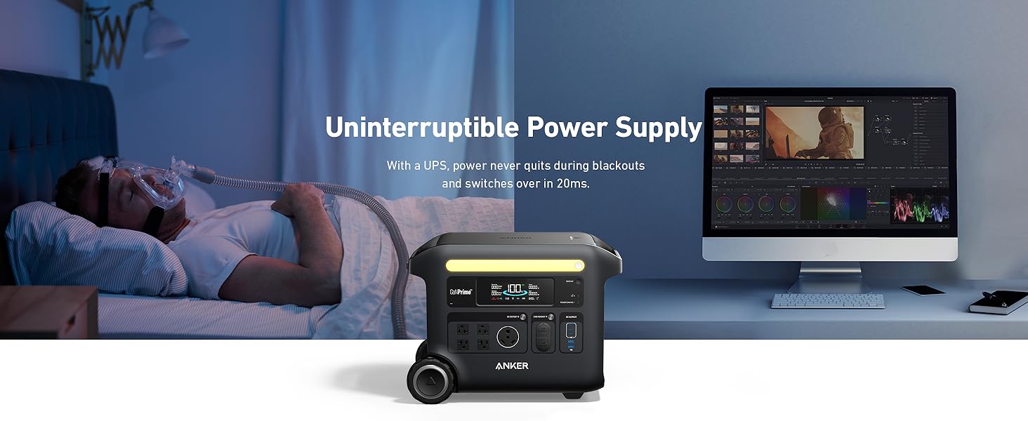 Anker f2600 power station power supply