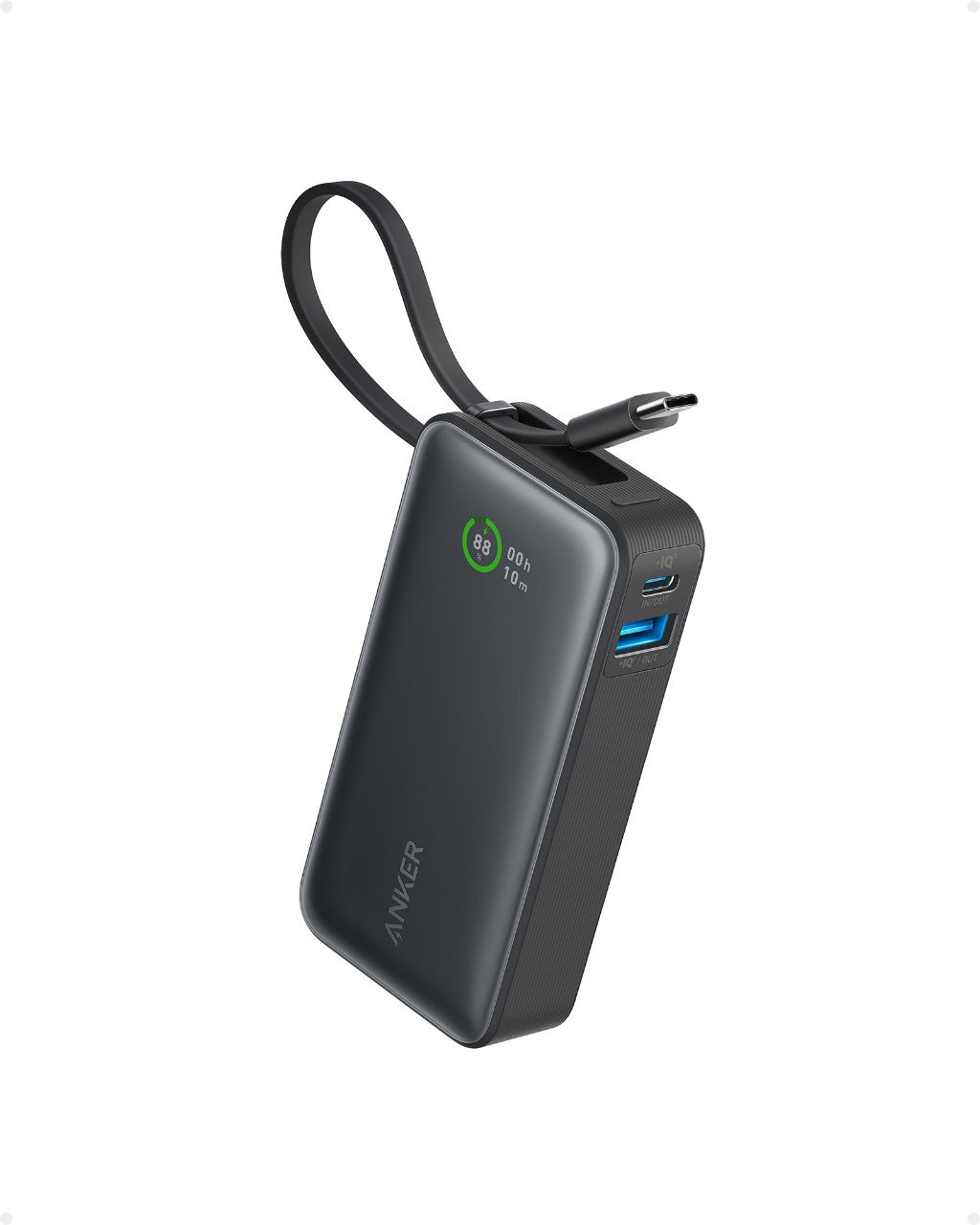 Anker Nano Power Bank (30W, Built-In USB-C Cable) - Anker US