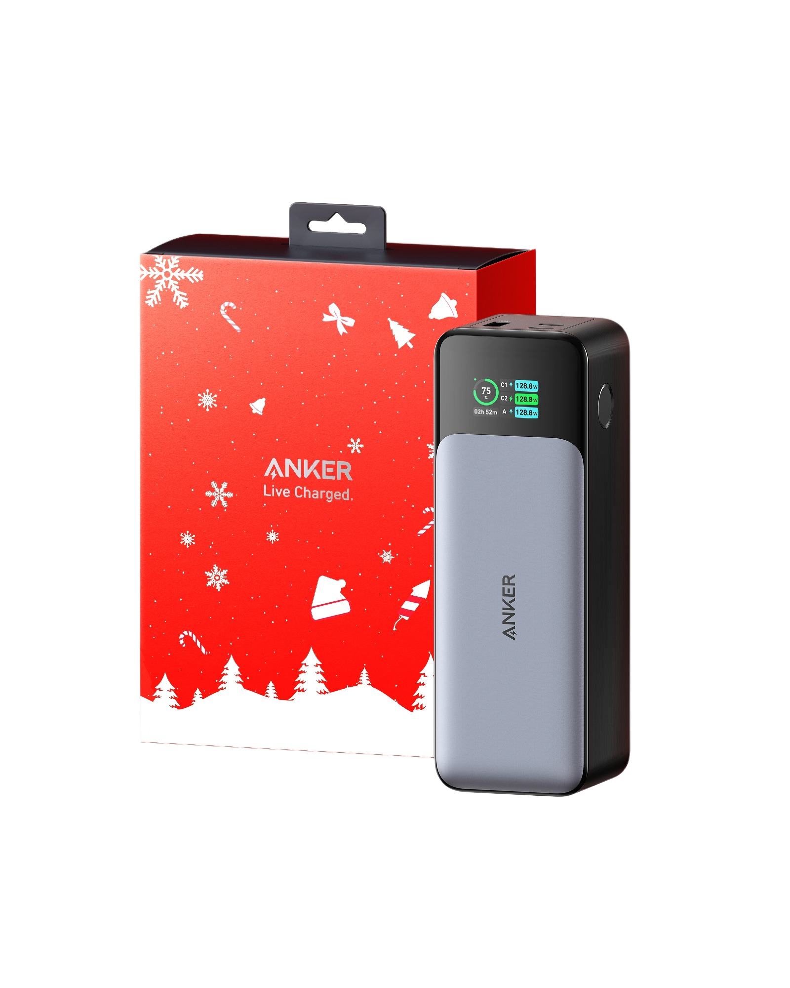 Anker 737 Power Bank (PowerCore 24K) with Festive Packaging