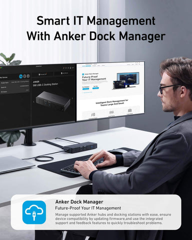 Anker commercial hubs and docking station software
