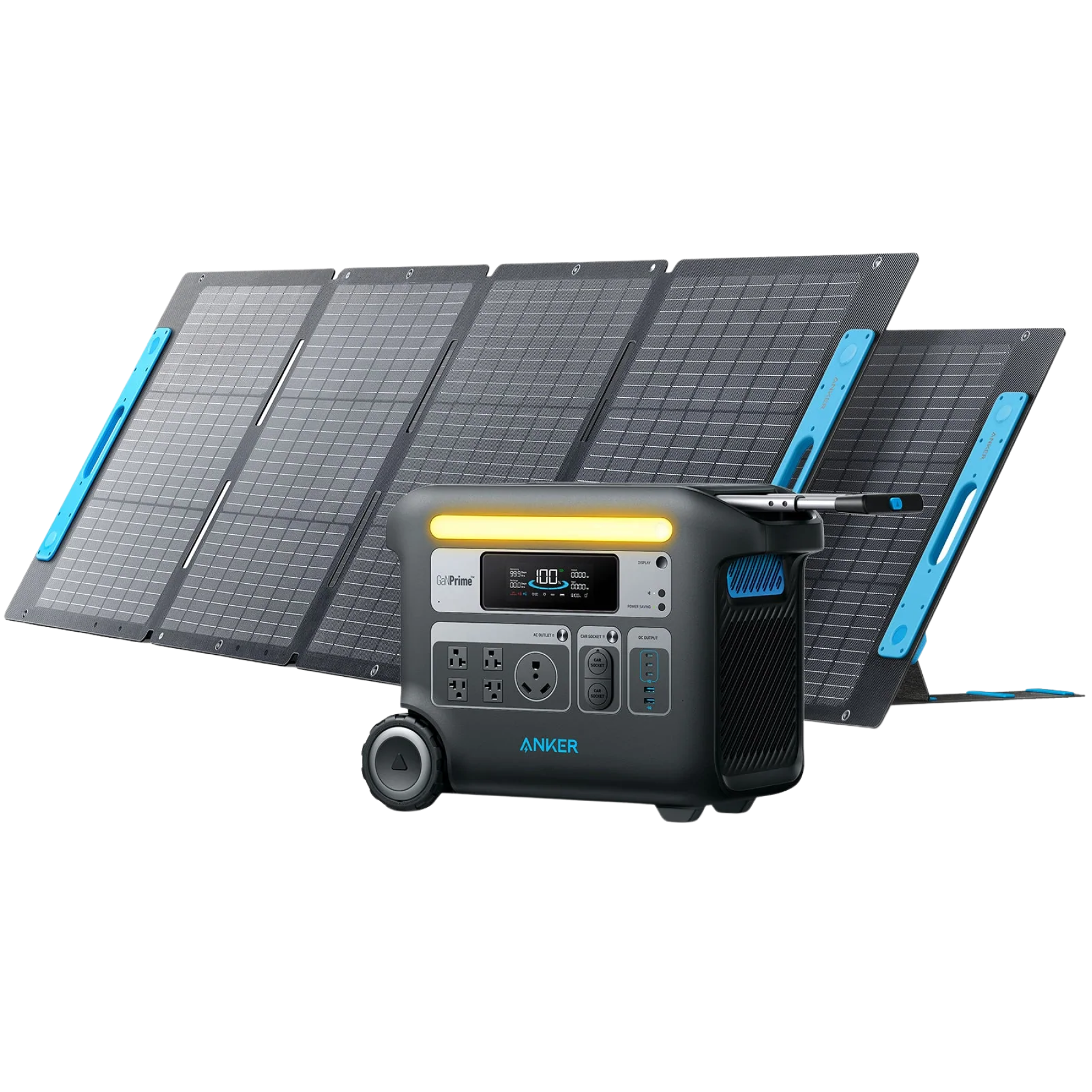 Anker SOLIX F2000 Solar Generator + 2 × 200W Solar Panel