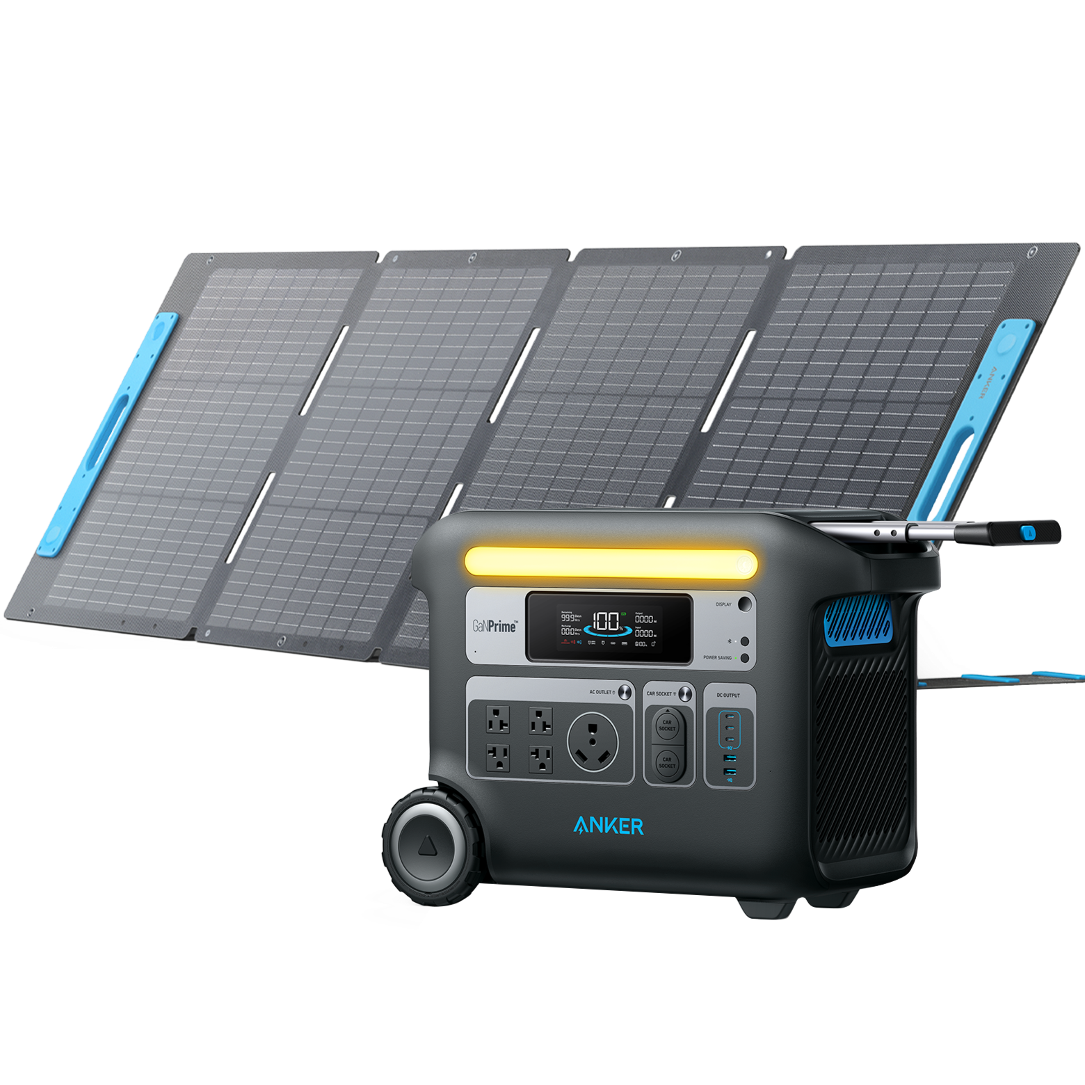 Anker SOLIX <b>F2000</b> Solar Generator + 200W Solar Panel