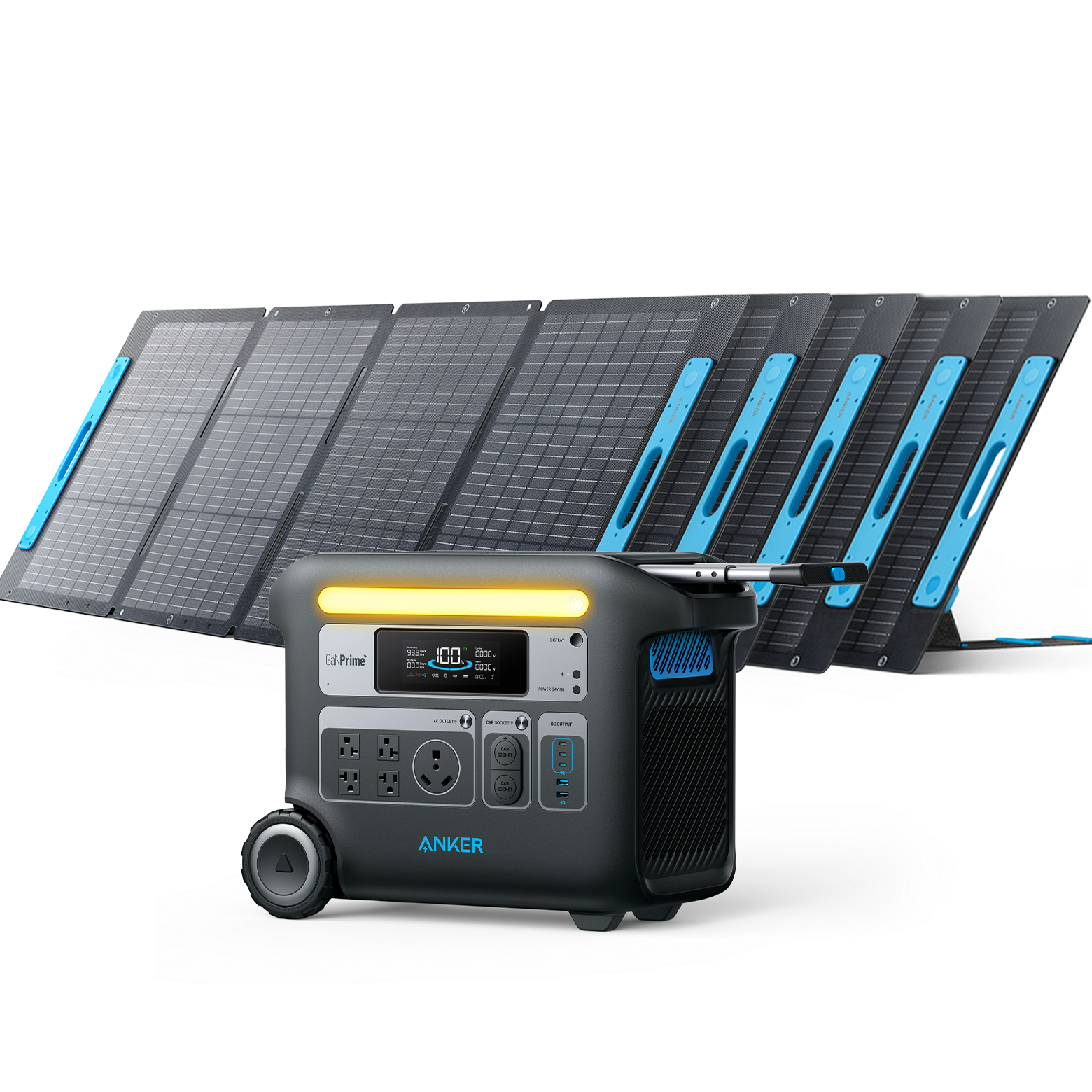 Anker SOLIX <b>F2000</b> Solar Generator + 5 x 200W Solar Panel