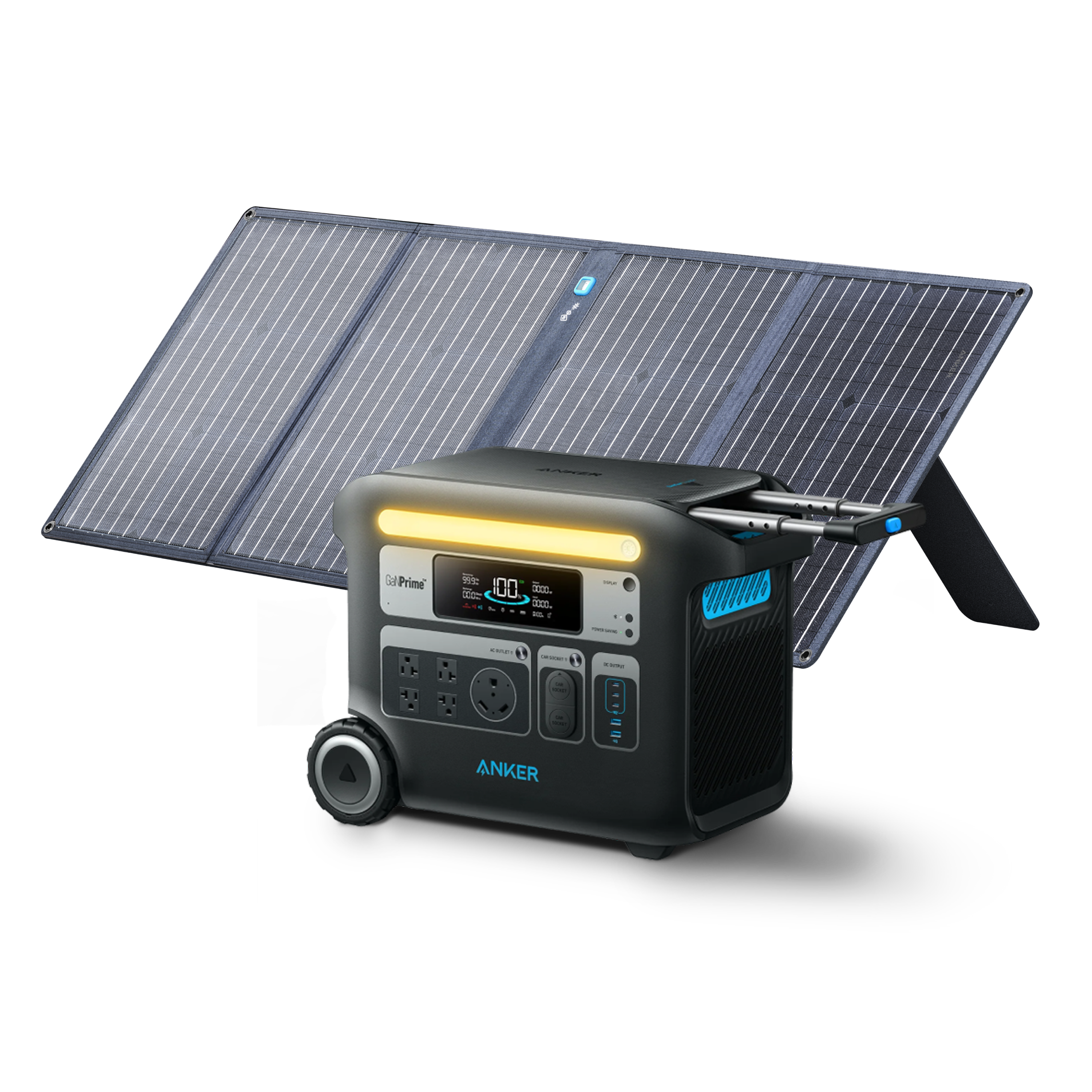 Anker SOLIX <b>F2000</b> Solar Generator + 100W Solar Panel