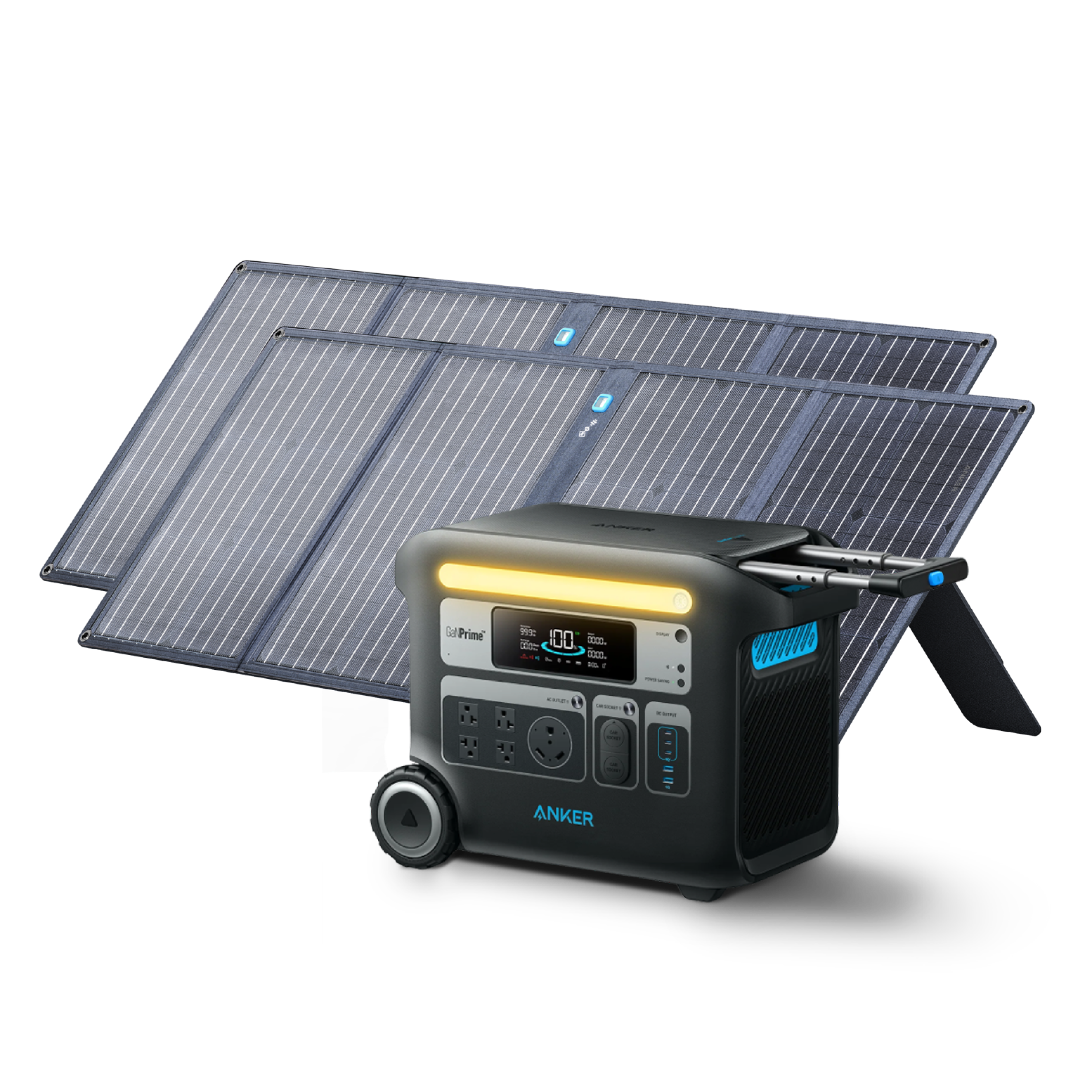 Anker SOLIX <b>F2000</b> Solar Generator + 2 x 100W Solar Panel