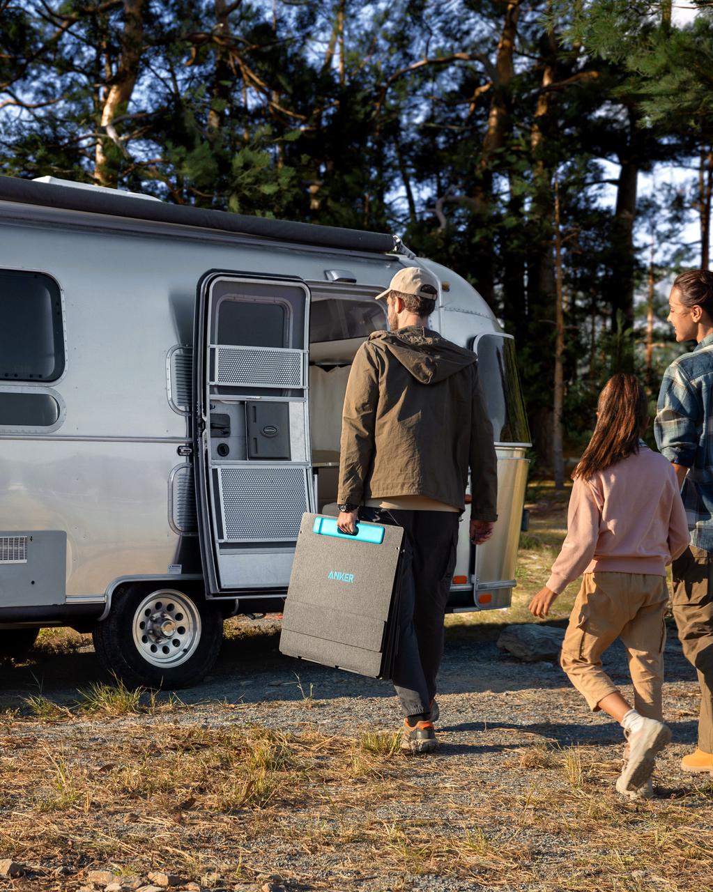 Anker portable solar panels easily travel to your next destination