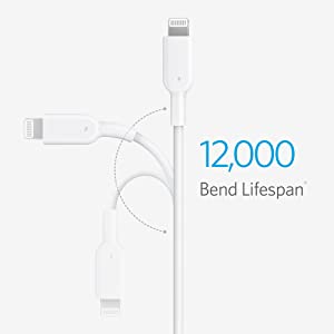 Anker USB C to Lightning Cable, iPhone 11 Charger [3ft Apple MFi Certified]  Powerline II for iPhone SE / 11 Pro/X/XS/XR / 8 Plus/AirPods Pro, Supports  Power Delivery : Buy Online at