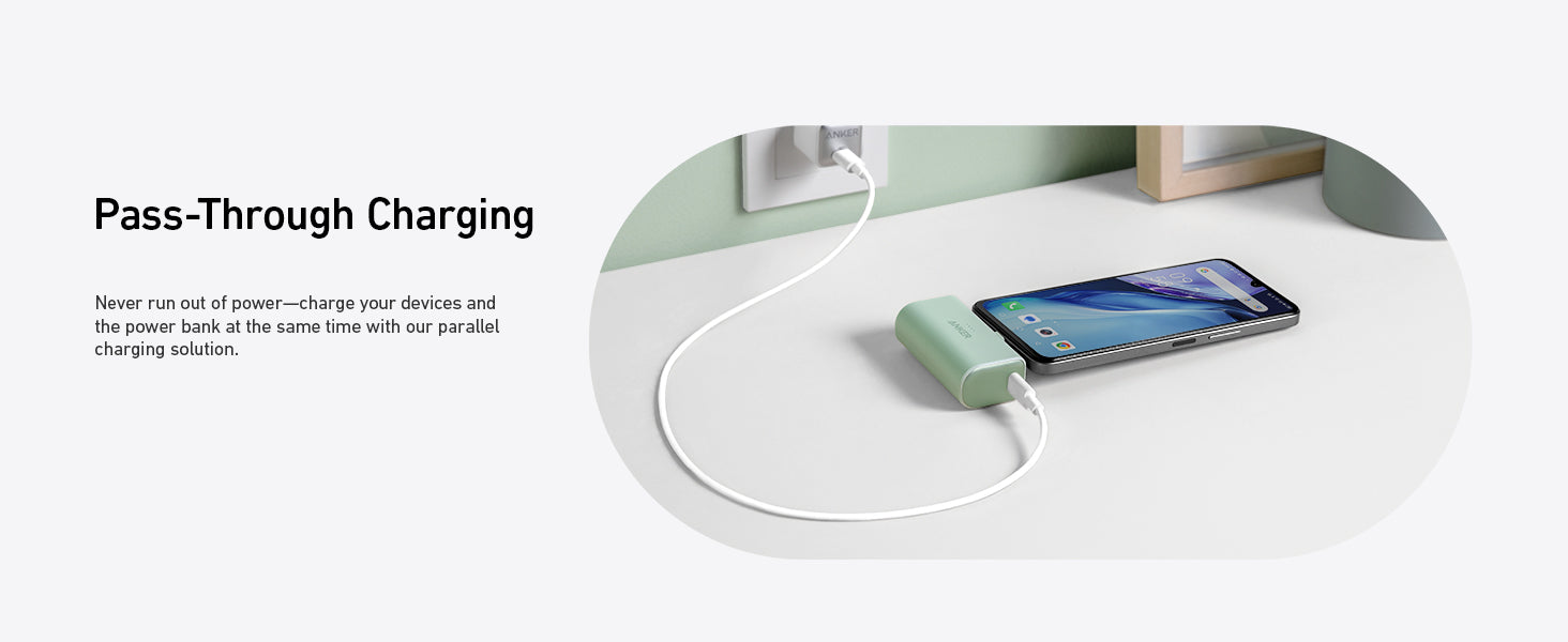 Anker Nano Power Bank with Built-in Foldable USB-C Connector